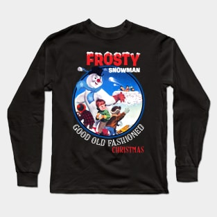 Frosty the Snowman Vintage Christmas Long Sleeve T-Shirt